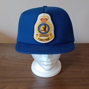 Vintage 1990s Athletic Headwear CFB Gander "Fidelitas" Trucker Hat Ball Cap